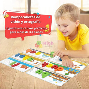 Juego Interactivo de Deletreo - Palabras Mágicas Montessori