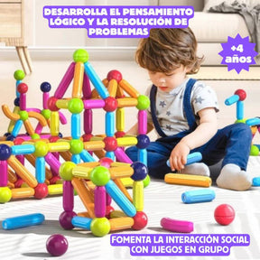 Blocos Magnéticos de Construção Montessori.