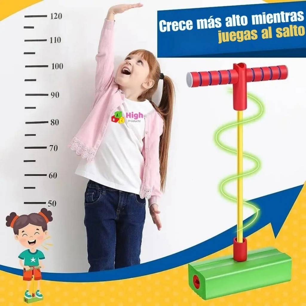 Diversión y Equilibrio Seguro - Pogo Stick SaltaFácil - Highproductz #