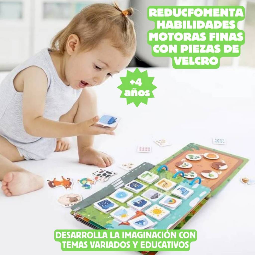 Libro Sensorial Educativo - MontessoriPlay